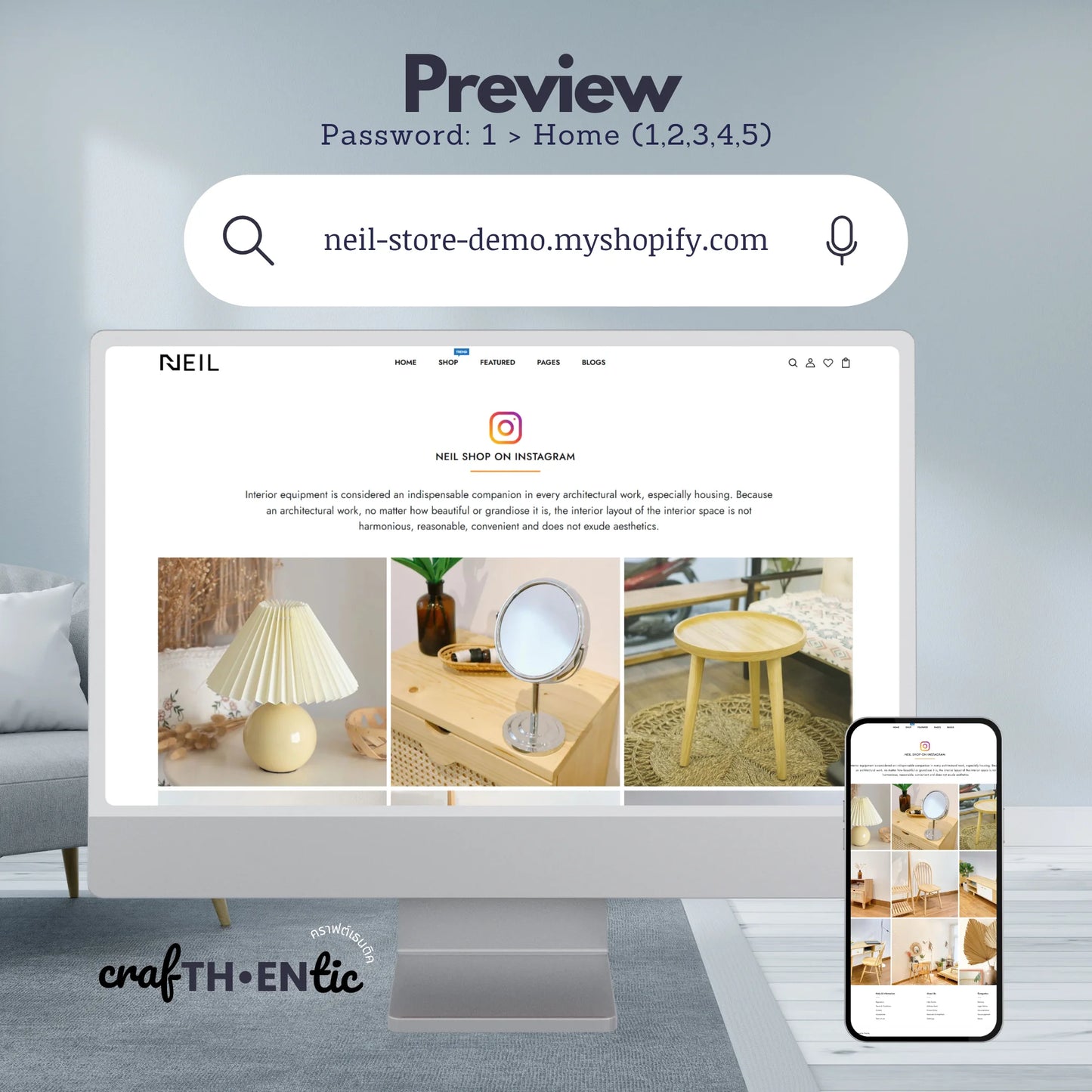 NEIL | Chic Style Home Decor