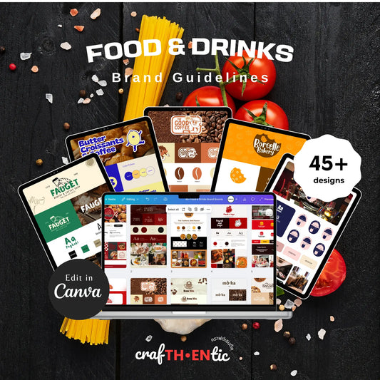 45+ Food & Drinks Brand Guidelines