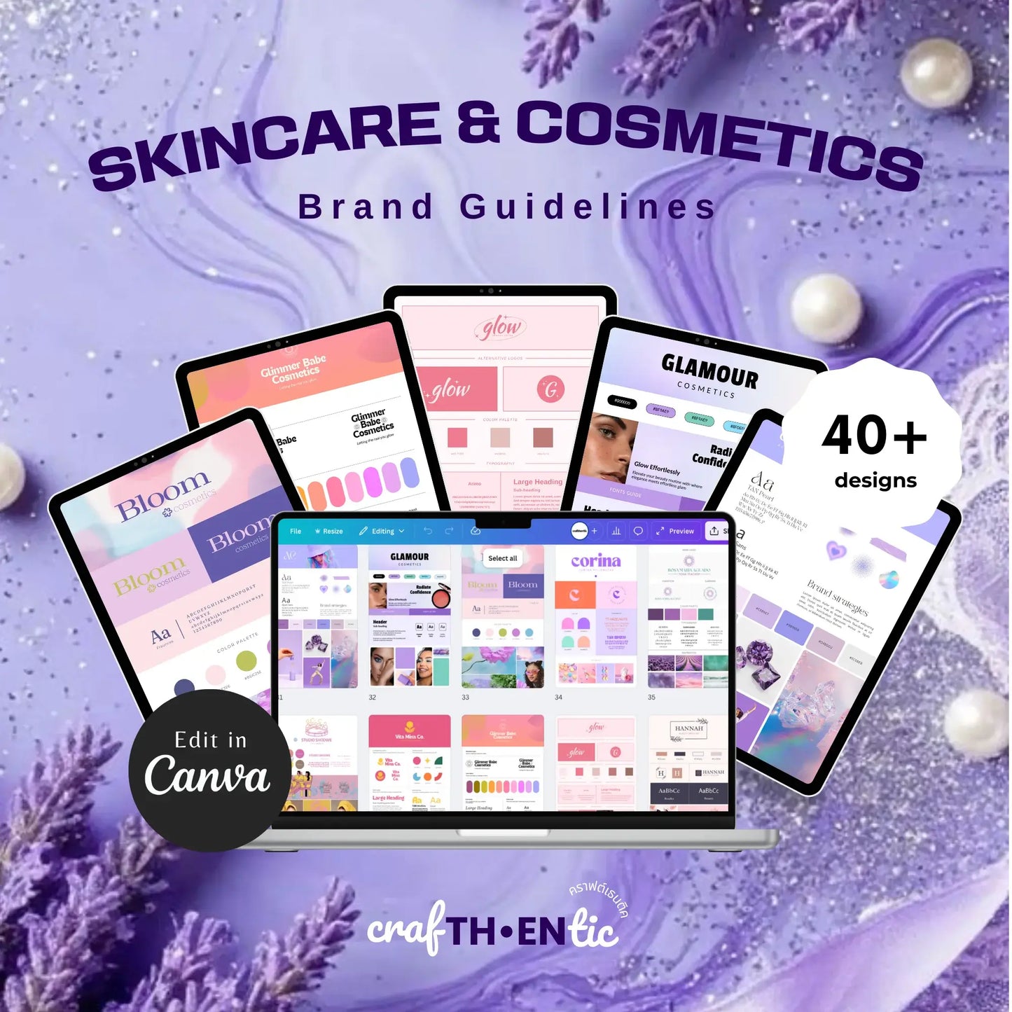 40+ Skincare & Cosmetics Brand Guidelines