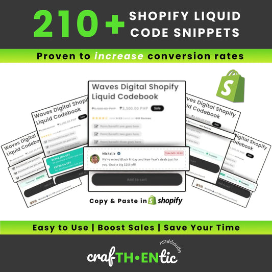 210+ Shopify Liquid Code Snippets