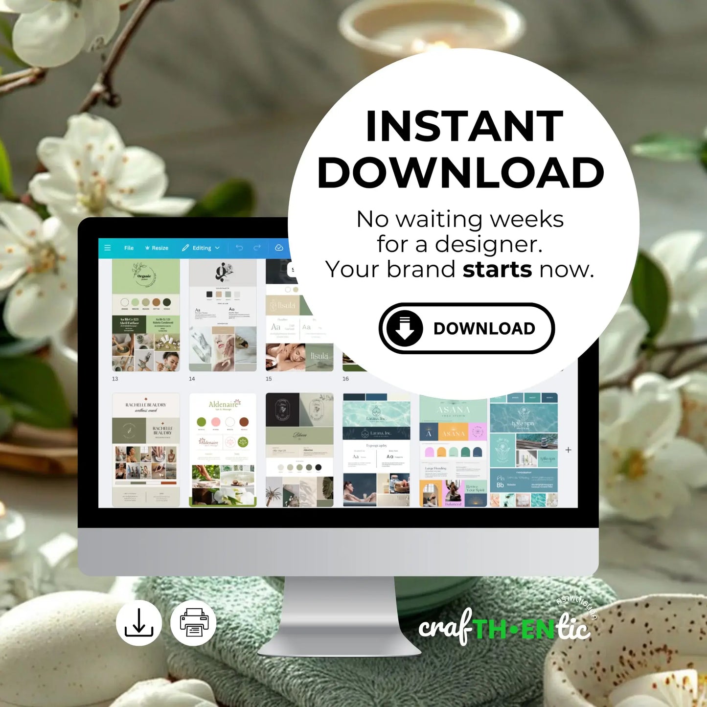 40+ Beauty, Spa & Wellness Brand Guidelines