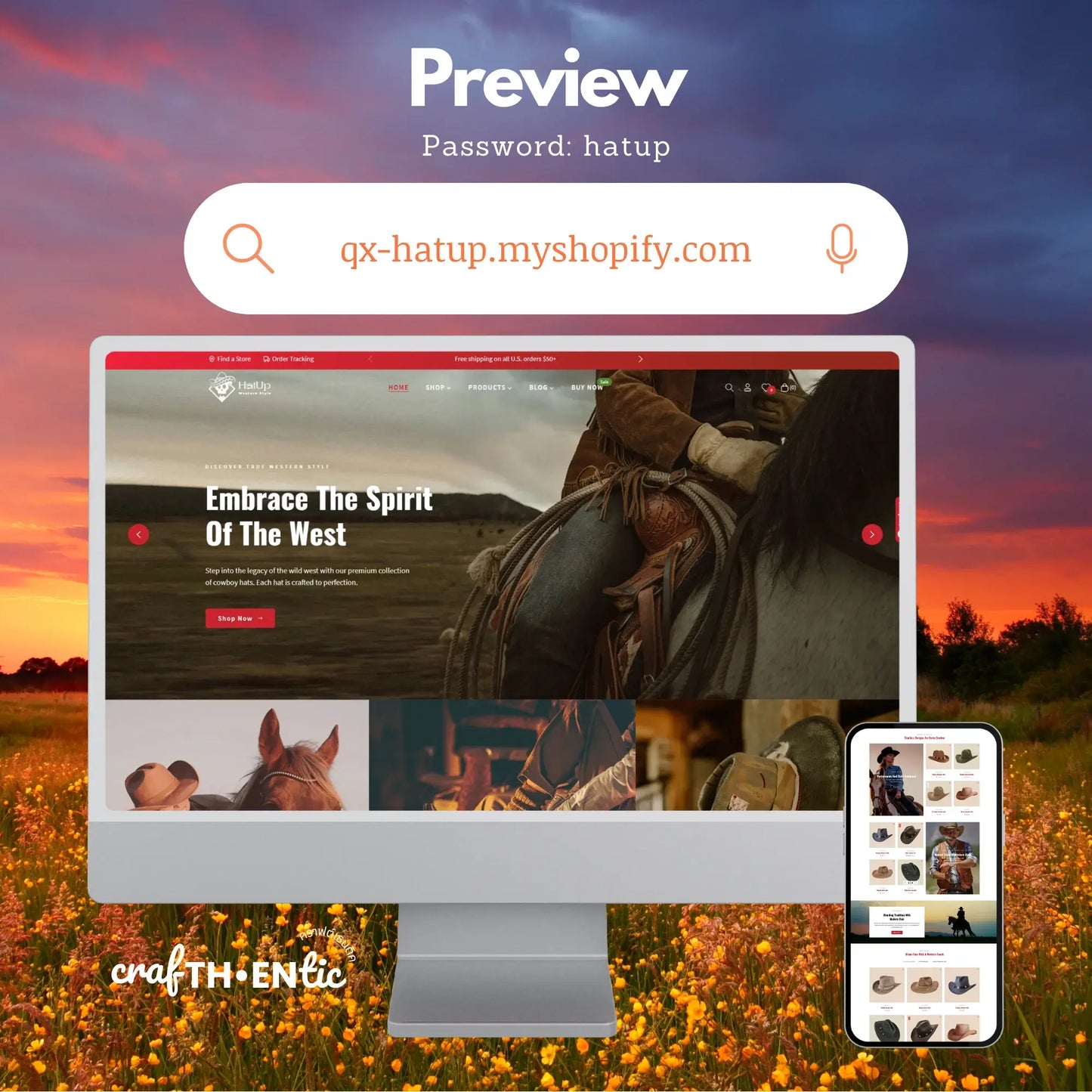 HATUP | Cowboy and Country Themed Business